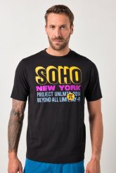 Męska T-shirt FLEXNAMIC® fitness rękaw 1/2 do rozm. 7XL. Czarne t-shirty męskie JAY-PI, m, bez wzorów, z bawełny, bez kołnierzyka. Za 139.99 zł.