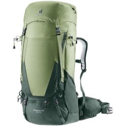 Plecak trekkingowy Deuter Futura Air Trek 55 + 10 SL - grove/ivy. Zielone plecaki damskie Deuter, bez wzorów, z materiału, klasyczne. Za 1,159.00 zł.