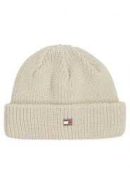 Tommy Jeans Czapka AM0AM12635 Beżowy. Brązowe rękawiczki męskie Tommy Jeans, na zimę, bez wzorów, z bawełny. Za 179.99 zł.