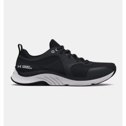 Buty treningowe damskie Under Armour W Hovr Omnia. Czarne obuwie sportowe damskie Under Armour, bez wzorów, na fitness i siłownię. Za 269.99 zł.