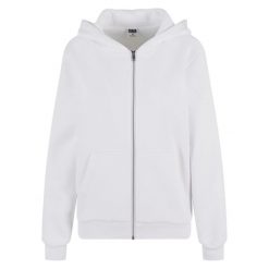 Puszysta Bluza Z Kapturem Dla Pań I Panów. Białe bluzy damskie Urban Classics, xl, bez wzorów, z kapturem. Za 186.99 zł.