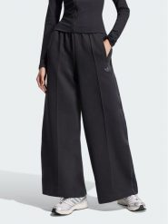 Adidas Spodnie dresowe Spacer KR9176 Czarny Loose Fit. Czarne spodnie dresowe damskie Adidas, xs, bez wzorów, z dresówki. Za 269.99 zł.