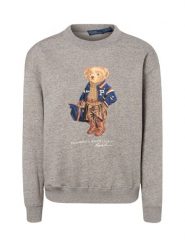 Polo Ralph Lauren Bluza Kobiety Bawełna szary, M. Szare bluzy damskie Polo Ralph Lauren, m, bez wzorów, z bawełny, bez kaptura. Za 1,299.95 zł.