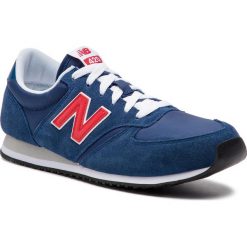 Sneakersy NEW BALANCE - U420MTR Granatowy. Niebieskie półbuty damskie New Balance, bez wzorów, z materiału, eleganckie, bez obcasa, na płaskiej podeszwie, bez zapięcia. W wyprzedaży za 189.00 zł.