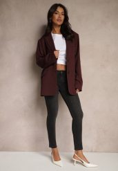Czarne Jeansy Skinny Low Waist Wilavia. Czarne jeansy damskie Renee, z obniżonym stanem. Za 99.99 zł.