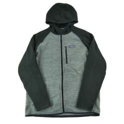 Second life - Męska kurtka polarowa Better Sweater - Jak nowy. Szare kurtki męskie Patagonia, m, bez wzorów, z polaru, trekkingowe. Za 296.06 zł.