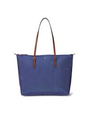 LAUREN RALPH LAUREN Torebka 431916737036 Niebieski. Niebieskie torebki do ręki damskie Lauren Ralph Lauren, bez wzorów, z materiału, bez dodatków. Za 379.99 zł.