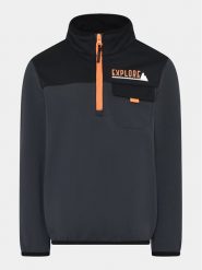 LEGO Polar 11010604 Szary Regular Fit. Szare bluzy dla chłopców LEGO, bez wzorów, z polaru, bez ramiączek, bez kaptura. Za 109.99 zł.