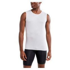 Tank top Craft Pro Dry Nanoweight. Białe t-shirty męskie Craft, bez wzorów, sportowe, bez kołnierzyka. Za 187.80 zł.