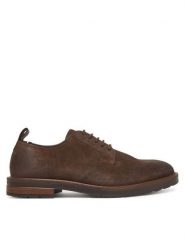 Tommy Hilfiger Półbuty Cleated Derby FM0FM05770 Brązowy. Brązowe półbuty na co dzień męskie Tommy Hilfiger, ze skóry, bez zapięcia. Za 449.99 zł.