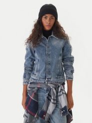 G-Star Raw Kurtka jeansowa Kitoh 3D D26776 E207 Niebieski Regular Fit. Niebieskie kurtki damskie G-Star Raw, xs, bez wzorów, z bawełny, bez kaptura. Za 969.99 zł.