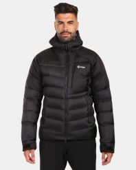 Kurtka puchowa Kilpi Guss. Czarne kurtki męskie Kilpi, na zimę, m, bez wzorów, z materiału, eleganckie, bez kaptura. Za 849.00 zł.