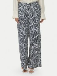 Vero Moda Spodnie materiałowe Josie 10303759 Granatowy Wide Leg. Niebieskie spodnie materiałowe damskie Vero Moda, s, bez wzorów, z materiału. Za 139.99 zł.
