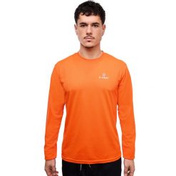 T-shirt chłodzący z długim rękawem i ochroną UV. Brązowe t-shirty męskie G-HEAT, s, bez wzorów, sportowe, bez kołnierzyka. Za 174.33 zł.