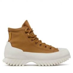 Buty do chodzenia damskie Converse 172348C. Brązowe obuwie sportowe damskie Converse, bez wzorów, z materiału, trekkingowe. W wyprzedaży za 407.85 zł.