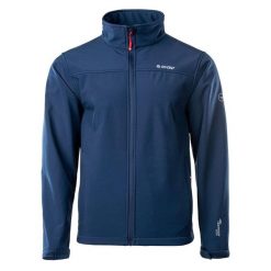 Kurtka Softshellowa Męska Lingen. Czerwone kurtki sportowe męskie Hi-tec, m, bez wzorów, z softshellu, trekkingowe. Za 185.99 zł.