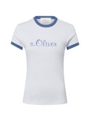 S.Oliver Koszulka Kobiety Dżersej biały, 38. Białe t-shirty damskie S.Oliver, s, bez wzorów, z dżerseju, vintage, bez kołnierzyka. Za 109.95 zł.