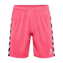 Szorty Hummel Playful. Czerwone szorty sportowe damskie Hummel, bez wzorów, sportowe, na fitness i siłownię. Za 137.00 zł.