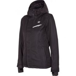 Kurtka narciarska damska KUDN253Z - czarny. Czarne kurtki snowboardowe damskie 4f, na jesień, z materiału. W wyprzedaży za 239.99 zł.