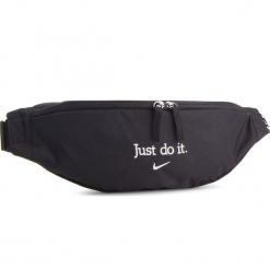 Saszetka nerka NIKE - BA5781 010. Czarne saszetki męskie marki Nike, z materiału, młodzieżowe. Za 79.00 zł.