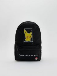 Plecak Pokémon - czarny. Czarne torby i plecaki dziecięce Reserved, z materiału, małe. Za 99.99 zł.