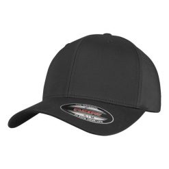 Perforowana Czapka Z Daszkiem. Czarne czapki i kapelusze damskie FLEXFIT, bez wzorów. Za 87.99 zł.