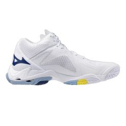 Męskie Buty Treningowe Wave Lightning Z8. Białe buty sportowe męskie Mizuno, bez zapięcia. Za 764.99 zł.