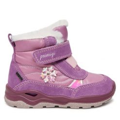 Śniegowce Primigi. Fioletowe śniegowce dziewczęce Primigi, z gore-texu, bez zapięcia. Za 369.99 zł.