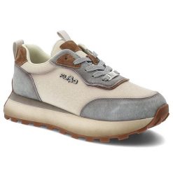 Sneakersy damskie Filippo, skóra naturalna zamszowe wstawki sznurowany fason gruba amortyzująca podeszwa okrągły nosek, niebieskie, DP7754/26. Brązowe półbuty damskie Filippo, bez wzorów, z materiału, eleganckie, z okrągłym noskiem, bez obcasa, bez zapięcia. Za 209.00 zł.