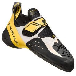 Buty wspinaczkowe męskie La Sportiva Solution. Białe buty sportowe męskie La Sportiva, bez zapięcia, wspinaczkowe. Za 759.99 zł.