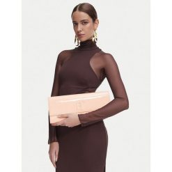 Torebka Elisabetta Franchi. Brązowe kopertówki damskie Elisabetta Franchi, bez wzorów, bez dodatków. Za 939.99 zł.