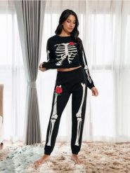 Piżama - czarny. Czarne piżamy damskie Sinsay, l, bez wzorów, bez ramiączek, długie. Za 39.99 zł.