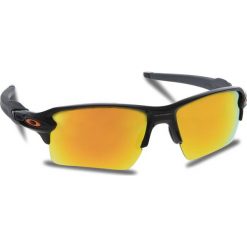 Okulary przeciwsłoneczne OAKLEY - Flak 2.0 Xl OO9188-22 Polished Black/Fire Iridium. Czarne okulary przeciwsłoneczne męskie Oakley, z tworzywa sztucznego. W wyprzedaży za 509.00 zł.