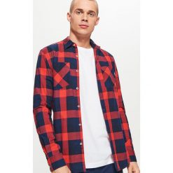 Koszula w kratę - Czerwony. Czerwone koszule męskie Cropp. Za 79.99 zł.