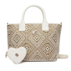 Torebka Guess. Brązowe torebki do ręki damskie Guess, z aplikacjami, klasyczne, bez dodatków. Za 339.99 zł.