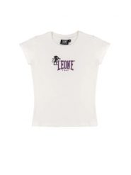 Koszulka z krótkim rękawem Leone 1947 Lavender dla dziewcząt. Białe t-shirty i topy dla dziewczynek LEONE 1947 APPAREL, bez wzorów, bez ramiączek. Za 96.83 zł.
