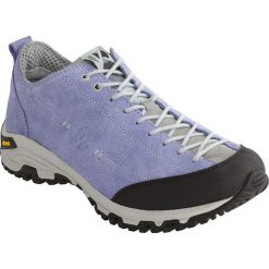 Skórzane buty trekkingowe w kolorze fioletowym. Trekkingi damskie marki ROCKRIDER. W wyprzedaży za 318.95 zł.