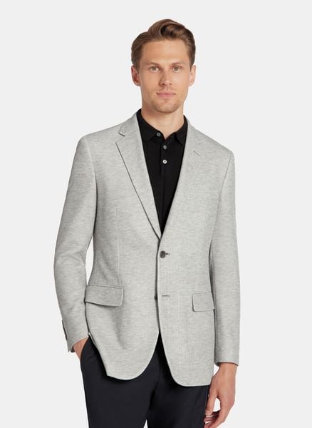 PAKO LORENTE - Szara marynarka melanż z dzianiny. Szare marynarki męskie Pako Lorente, bez wzorów, z dzianiny, casualowe. Za 799.99 zł.