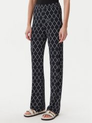 Max Mara Beachwear Spodnie dresowe 2516781039650 Czarny Regular Fit. Czarne spodnie dresowe damskie Max Mara Beachwear, m, bez wzorów, z dresówki. Za 469.99 zł.
