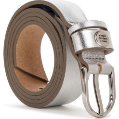 Pasek Damski TOMMY HILFIGER - Classic Belt 2.5 AW0AW06159 055. Szare paski damskie Tommy Hilfiger, w paski, ze skóry. Za 179.00 zł.