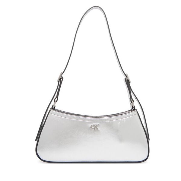 Torebka Calvin Klein. Szare torebki do ręki damskie Calvin Klein, bez wzorów, klasyczne, bez dodatków. Za 272.99 zł.