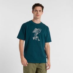 Koszulka męska New Balance MT51978DOE – zielona. Zielone koszulki sportowe męskie New Balance, l, bez wzorów, z bawełny, bez kołnierzyka, bez ramiączek. Za 139.99 zł.