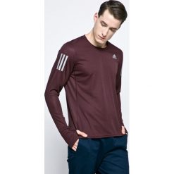 Adidas Performance - Longsleeve. Czarne bluzki z długim rękawem męskie marki adidas Performance, z dzianiny, z okrągłym kołnierzem. W wyprzedaży za 89.90 zł.