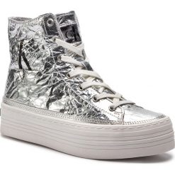 Sneakersy CALVIN KLEIN JEANS - Zabrina Metallic Crinkle RE9849 Silver. Półbuty damskie marki Calvin Klein Jeans. Za 569.00 zł.