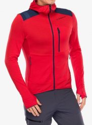 Bluza z kapturem La Sportiva Aequilibrium Thermal Hoody. Czerwone bluzy męskie La Sportiva, l, bez wzorów, z poliesteru, z kapturem. Za 769.99 zł.