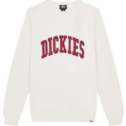 Dickies Bluza Atkin Sweat Biała. Białe bluzy męskie Dickies, l, bez wzorów, bez kaptura. Za 317.25 zł.