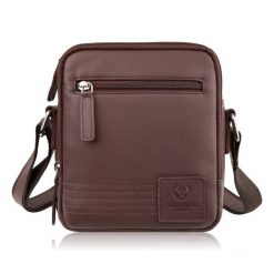 Listonoszka saszetka męska skórzana na ramię brązowa Paolo Peruzzi AY-27-BR. Brązowe saszetki męskie bez wzorów, ze skóry, eleganckie, na ramię. Za 149.00 zł.