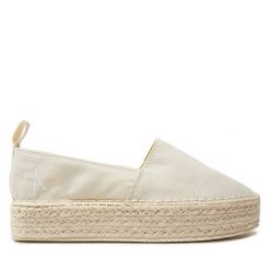 Espadryle Calvin Klein Jeans. Espadryle damskie Calvin Klein Jeans, bez wzorów, z jeansu, bez obcasa, bez zapięcia. Za 229.99 zł.