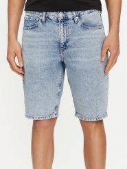 Calvin Klein Jeans Szorty jeansowe J30J324873 Niebieski Regular Fit. Niebieskie szorty męskie Calvin Klein Jeans, m, bez wzorów, z bawełny. Za 239.99 zł.