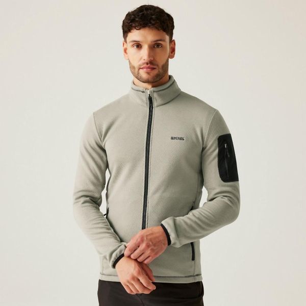 Kurtka z kapturem softshell z zamkiem Regatta Aldean. Brązowe kurtki męskie Regatta, m, bez wzorów, z materiału, z kapturem. Za 222.00 zł.